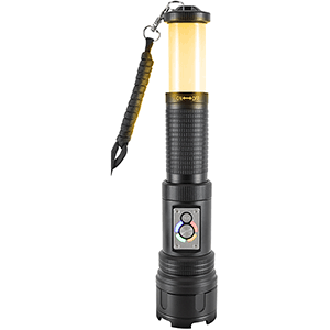 Linterna LED COB 30W con baliza LED Multicolor modelo ROAD