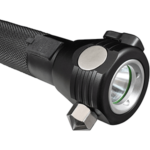Linterna LED solar 10W recargable con alarma, modelo RESCATE
