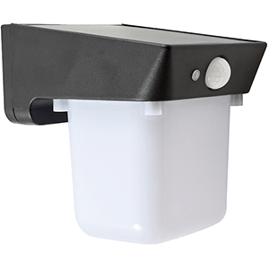 Aplique LED solar 3W 6000ºK con sensor de movimiento