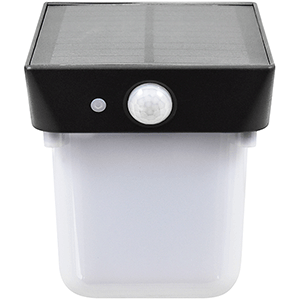 Aplique LED solar 3W 6000ºK con sensor de movimiento