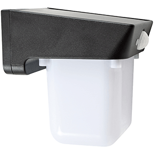 Aplique LED solar 3W 6000ºK con sensor de movimiento