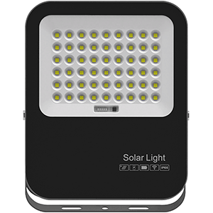 Proyector LED solar 200W 6000ºK. Batería reemplazable
