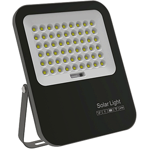 Proyector LED solar 200W 6000ºK. Batería reemplazable